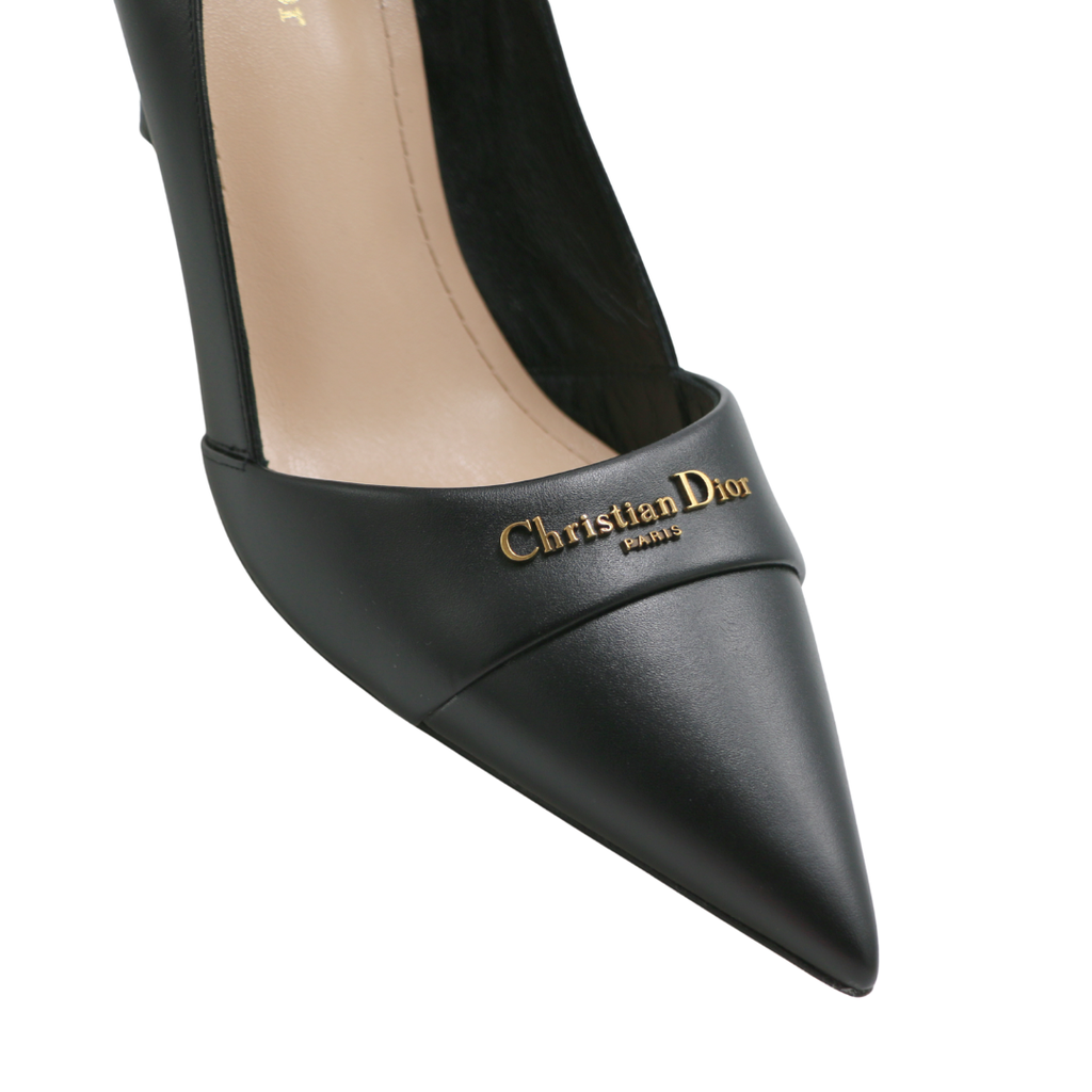 Christian Dior My Dior Pump Black Supple Calfskin In Size 36