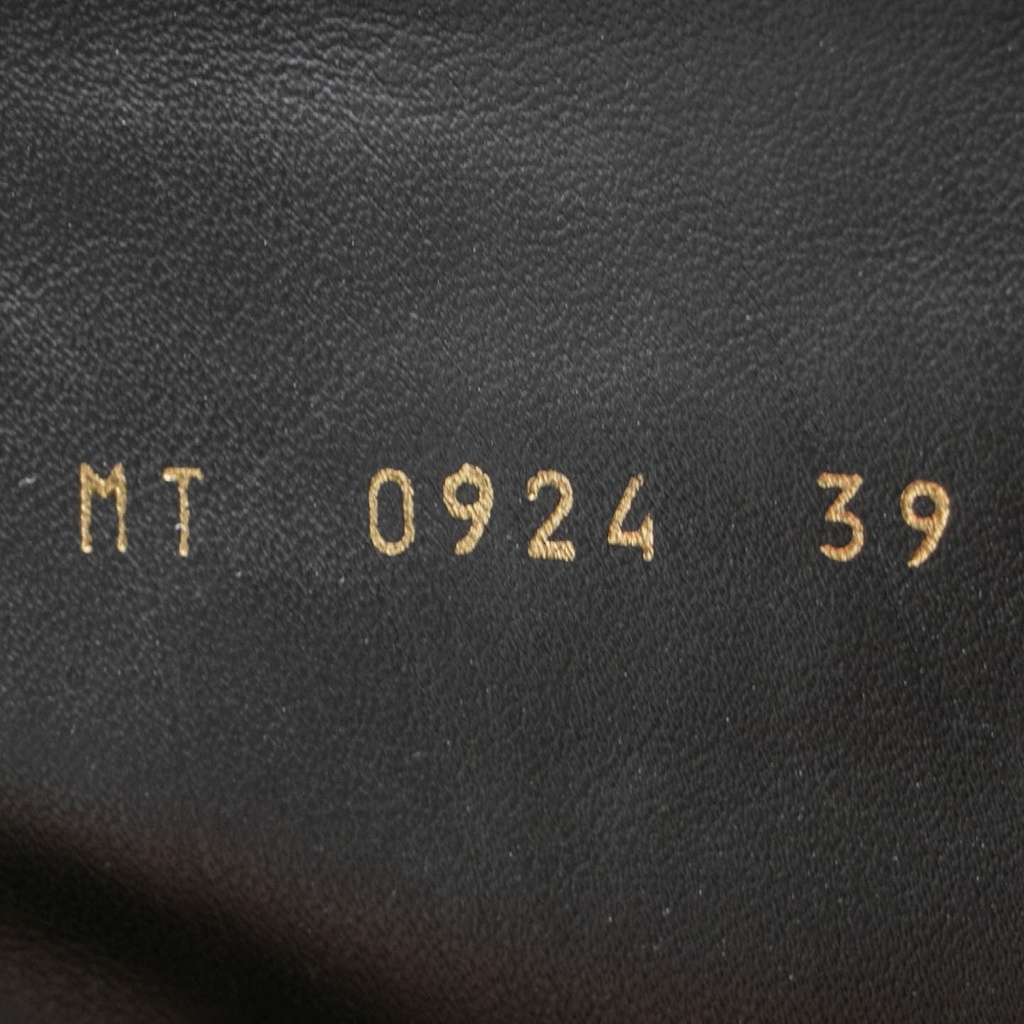 Christian Dior D-Town Heeled Boot Black Calfskin Size 39