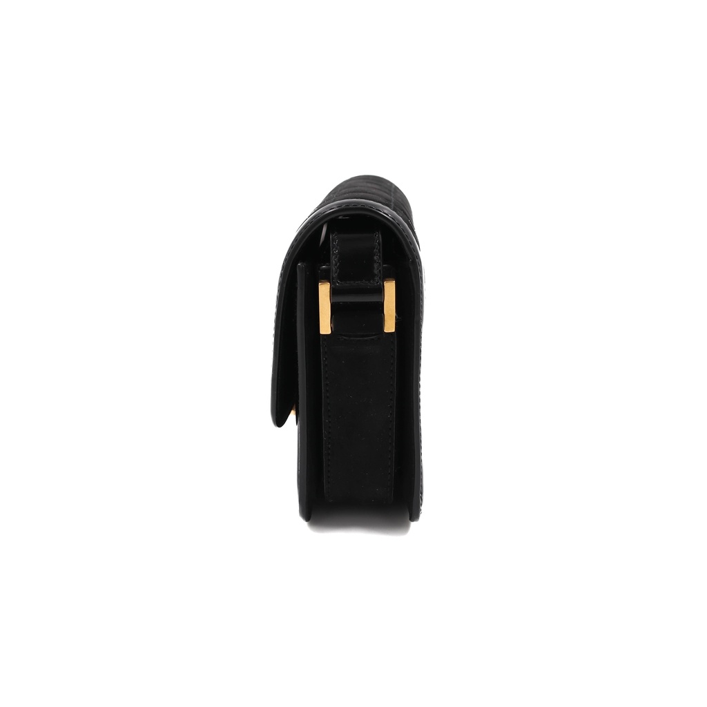 Saint Laurent Small Solferino Black Crossbody Bag