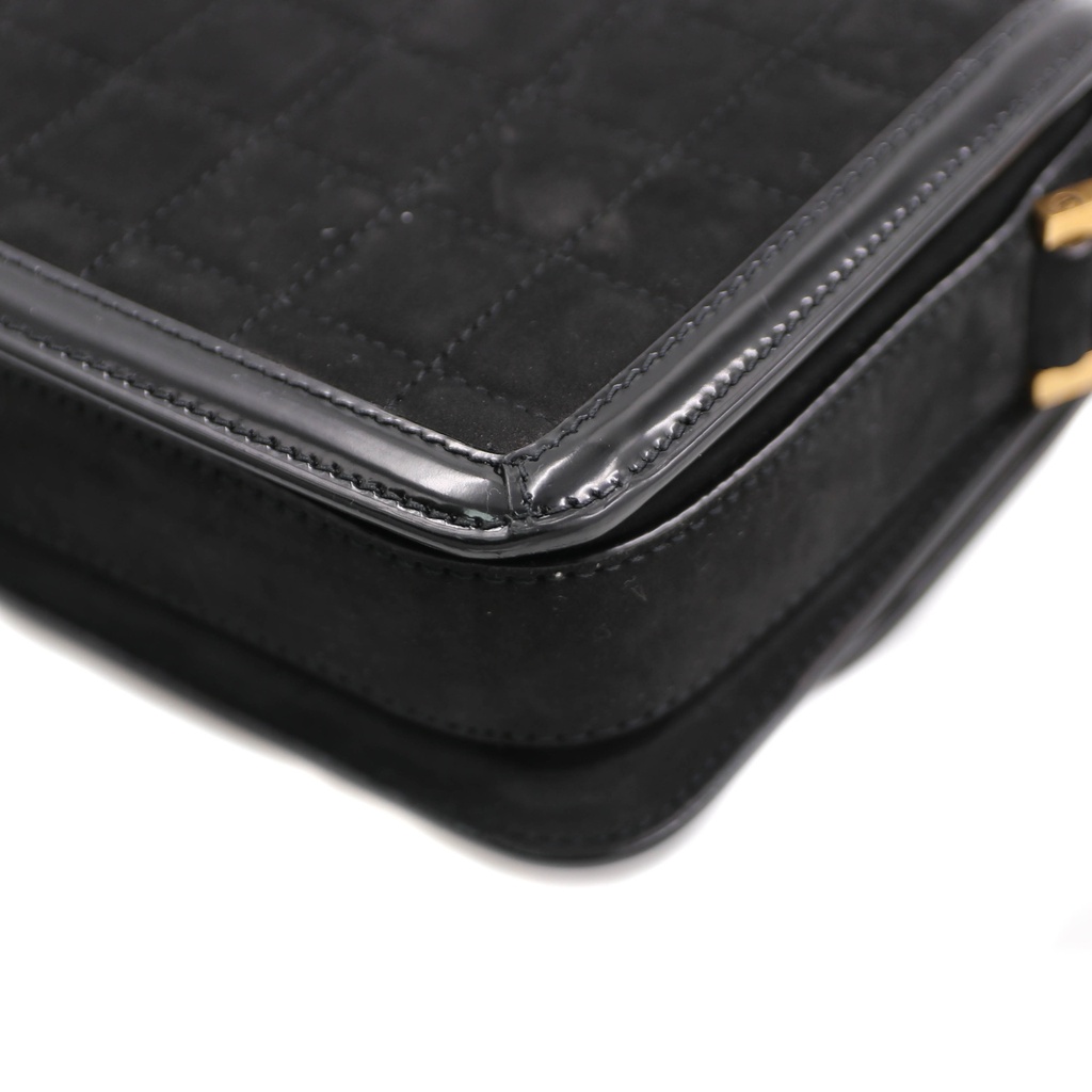 Saint Laurent Small Solferino Black Crossbody Bag