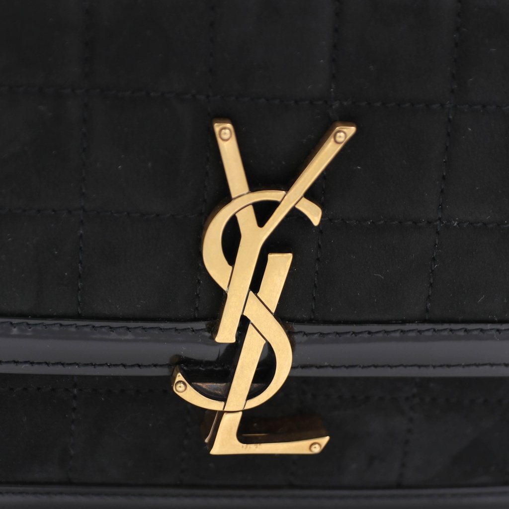 Saint Laurent Small Solferino Black Crossbody Bag