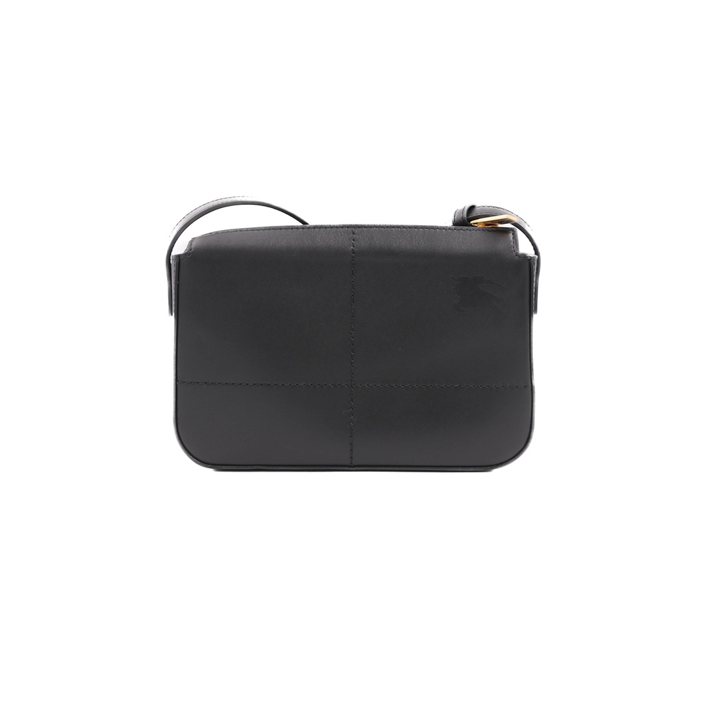 Burberry Leather Snip Crossbody Black