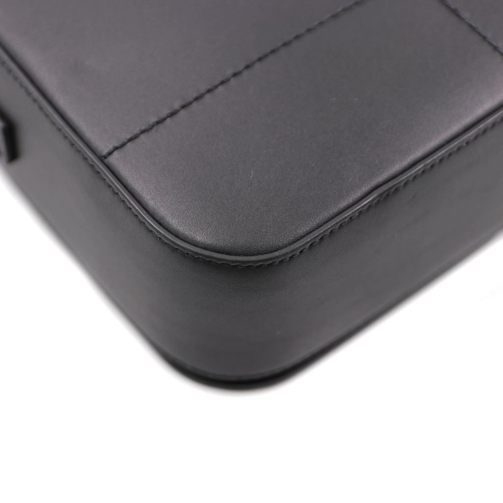 Burberry Leather Snip Crossbody Black