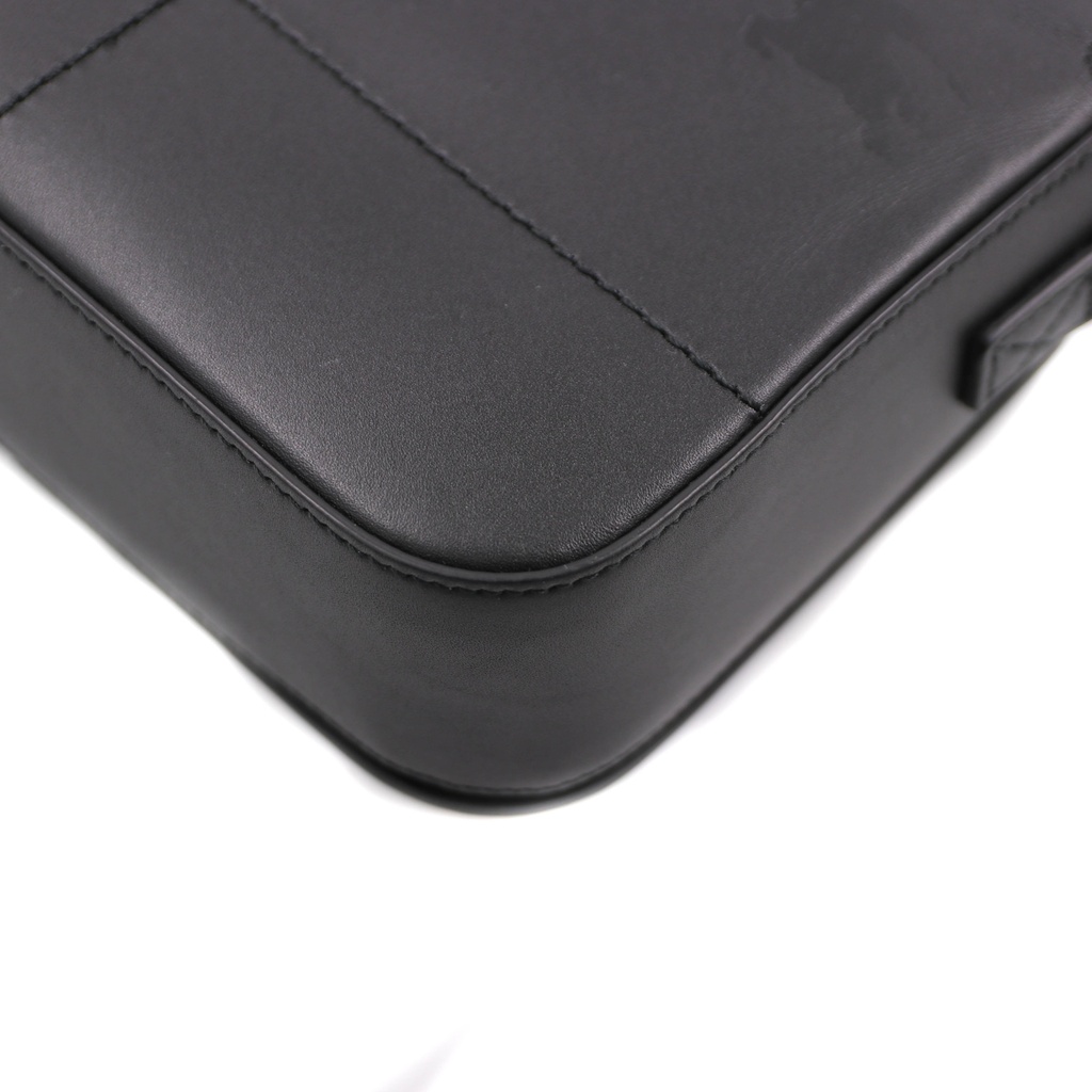 Burberry Leather Snip Crossbody Black