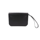 Hermes Kelly Depeches 25 Black Soft Leather Year 2021