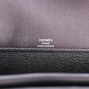 Hermes Kelly Depeches 25 Black Soft Leather Year 2021