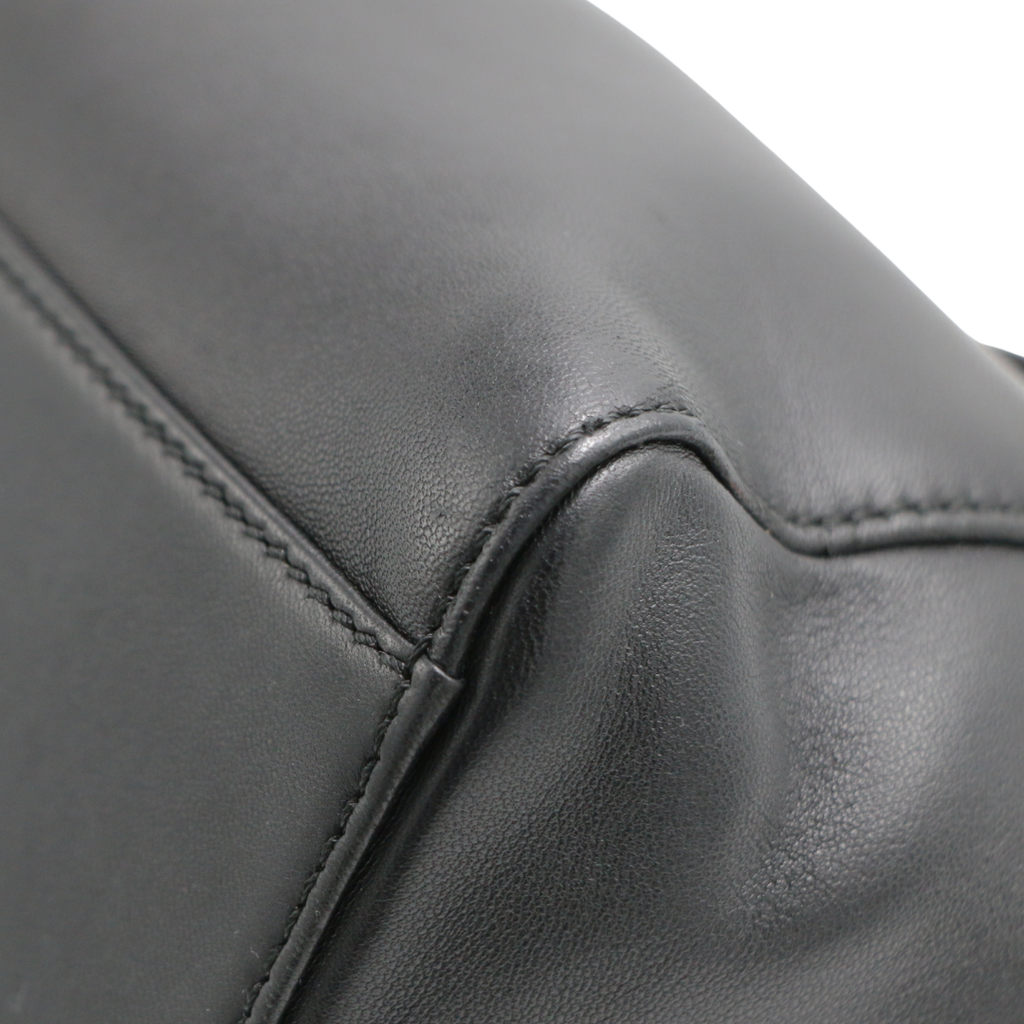 Fendi Peekaboo Small Leather Bag Black