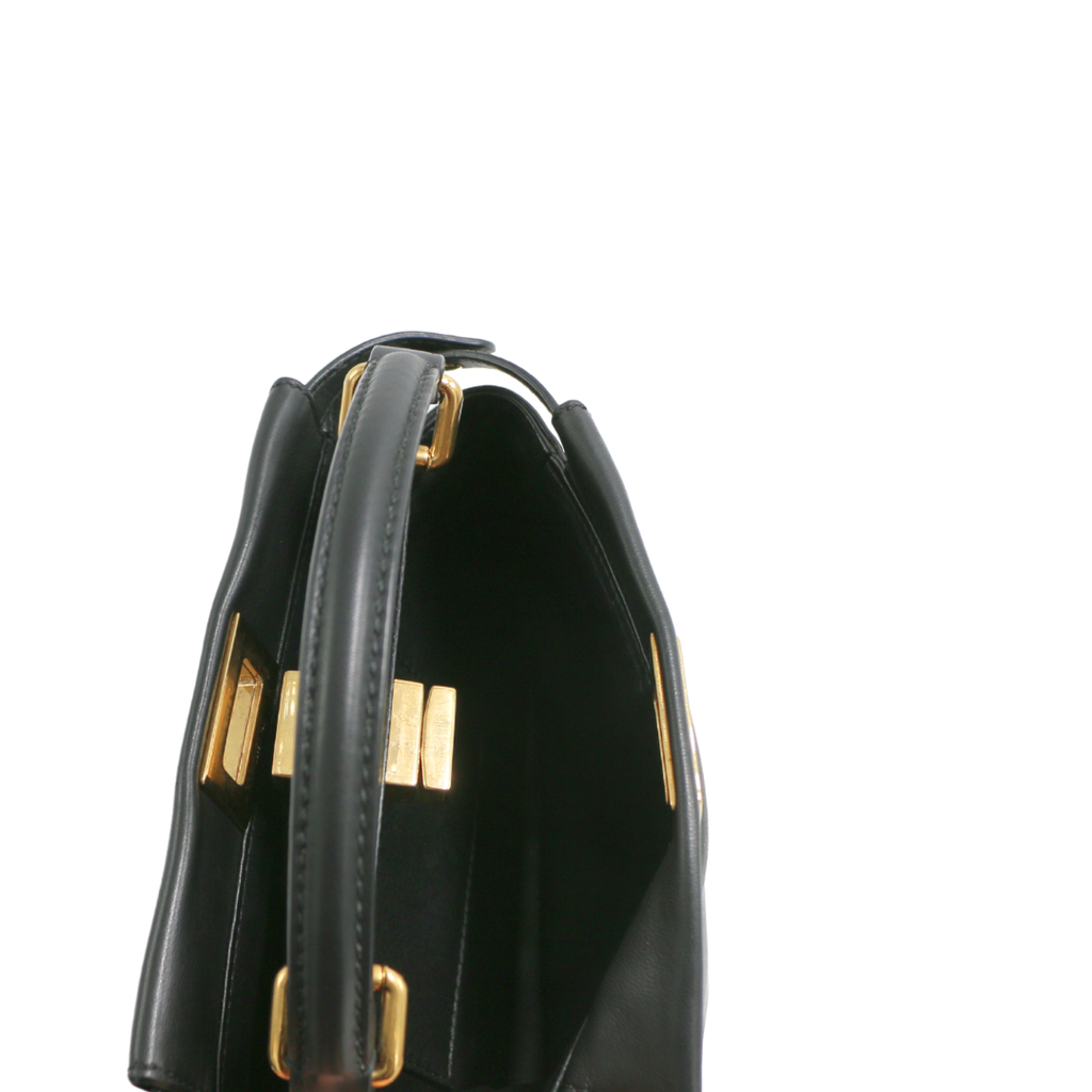 Fendi Peekaboo Small Leather Bag Black