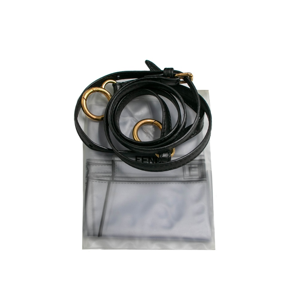 Fendi Peekaboo Small Leather Bag Black