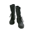 Christian Dior Women's DiorIron Ankle Boots Oblique Shiny Technical Fabric Size 37