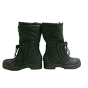 Christian Dior Women's DiorIron Ankle Boots Oblique Shiny Technical Fabric Size 37