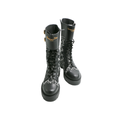 Christian Dior Dior D-Major Boot in Black Technical Fabric and Calfskin Size 38