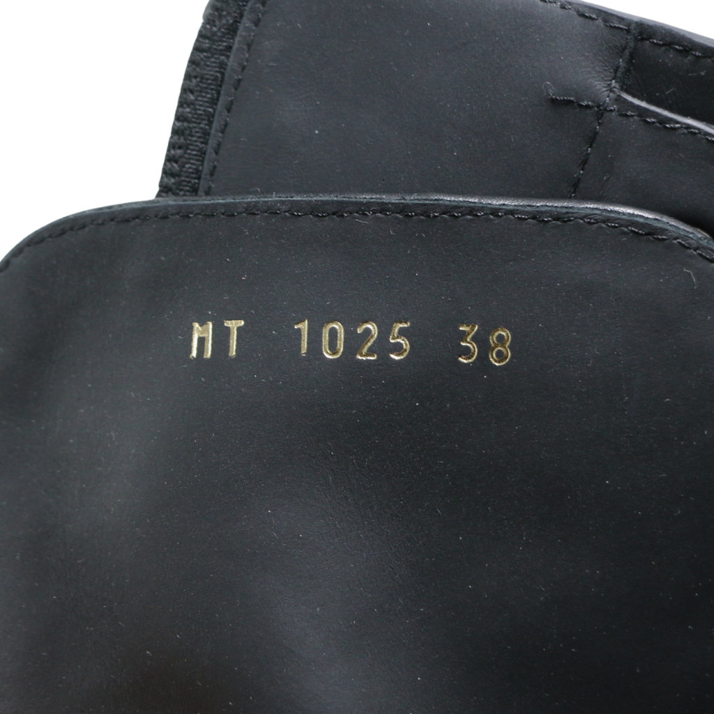 Christian Dior Dior D-Major Boot in Black Technical Fabric and Calfskin Size 38