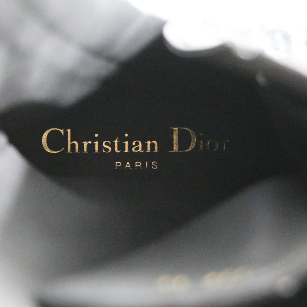 Christian Dior Dior D-Major Boot in Black Technical Fabric and Calfskin Size 36 1/2
