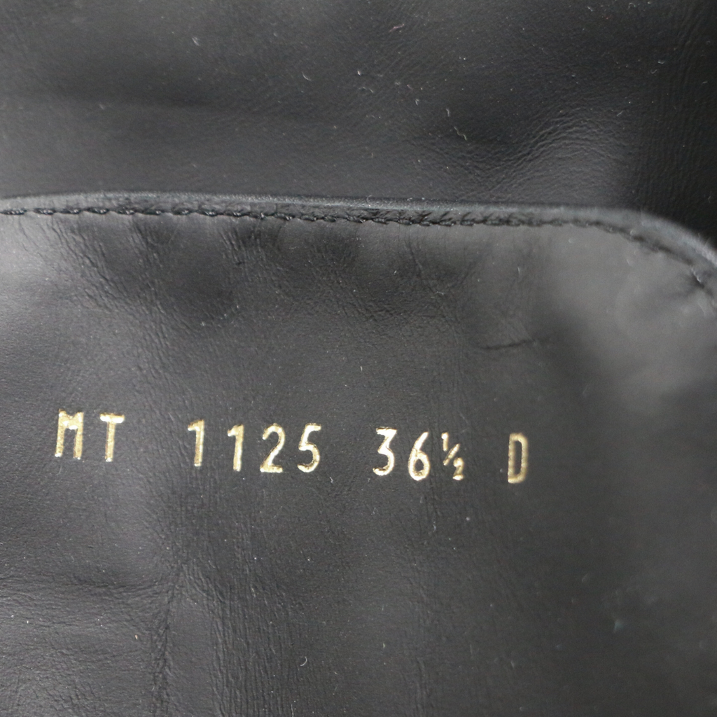 Christian Dior Dior D-Major Boot in Black Technical Fabric and Calfskin Size 36 1/2