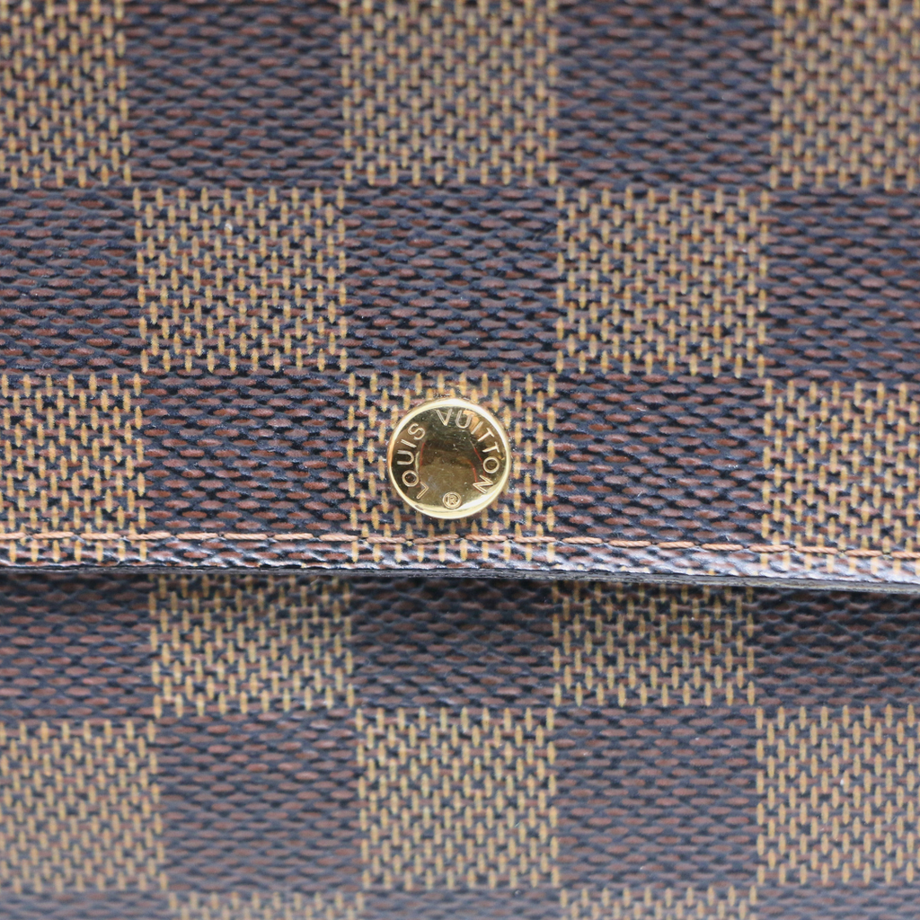 Louis Vuitton Damier Ebene Sarah Wallet