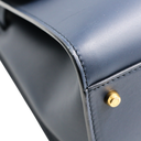 Dolce and Gabbana Large Sicily Navy Blue Handbag