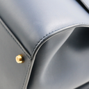 Dolce and Gabbana Large Sicily Navy Blue Handbag