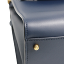 Dolce and Gabbana Large Sicily Navy Blue Handbag