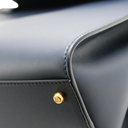 Dolce and Gabbana Large Sicily Navy Blue Handbag