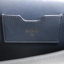 Dolce and Gabbana Large Sicily Navy Blue Handbag