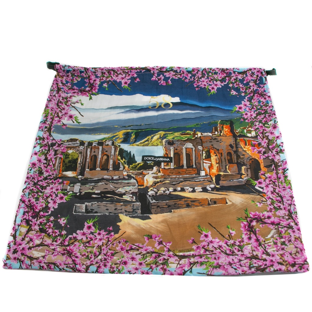 Dolce and Gabbana Large Sicily Navy Blue Handbag