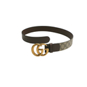Gucci 2015 Re-Edition Wide Leather Belt 400593 Size 80 32