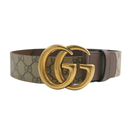 Gucci 2015 Re-Edition Wide Leather Belt 400593 Size 80 32