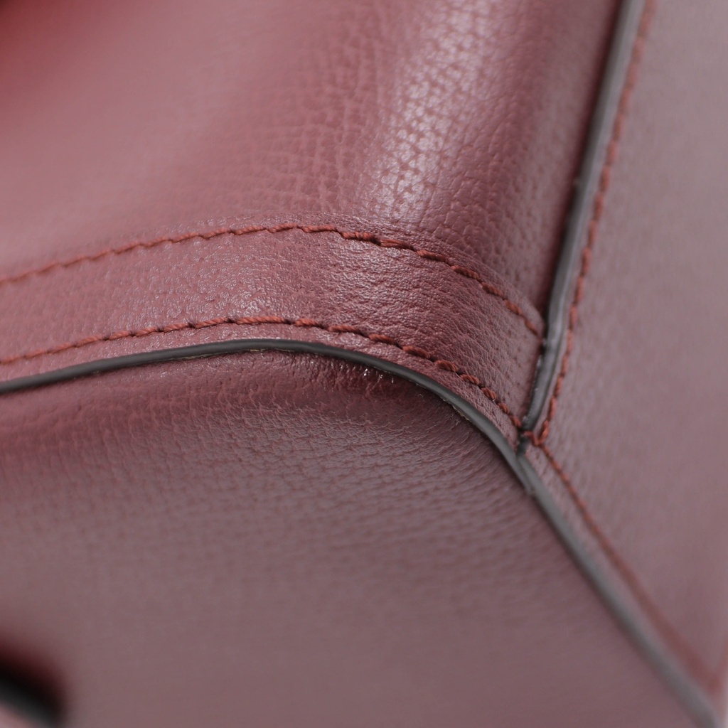 Gucci Ophidia Leather 2 Way Handbag Bordeaux 524532