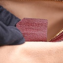 Gucci Ophidia Leather 2 Way Handbag Bordeaux 524532