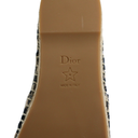 Christian Dior Grannville Espadrille Blue Size 36