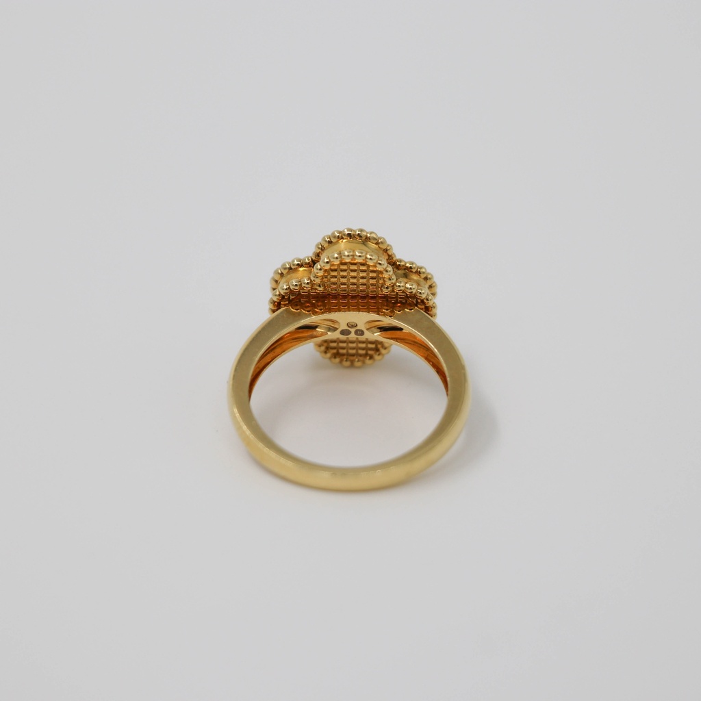 Van Cleef Vintage Alhambra Ring 1PD Carnelian 54 JF561086 2023