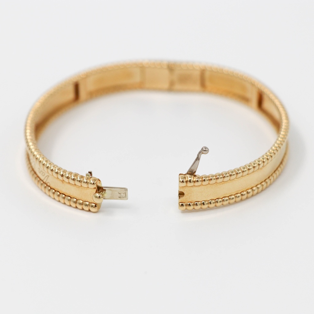 Van Cleef Perlee Bracelet M 750YG JE763781 2016