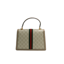 Gucci Ophidia Medium Top Handle Bag Beige 651055