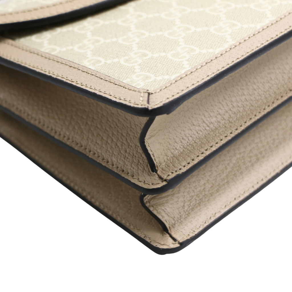 Gucci Ophidia Medium Top Handle Bag Beige 651055