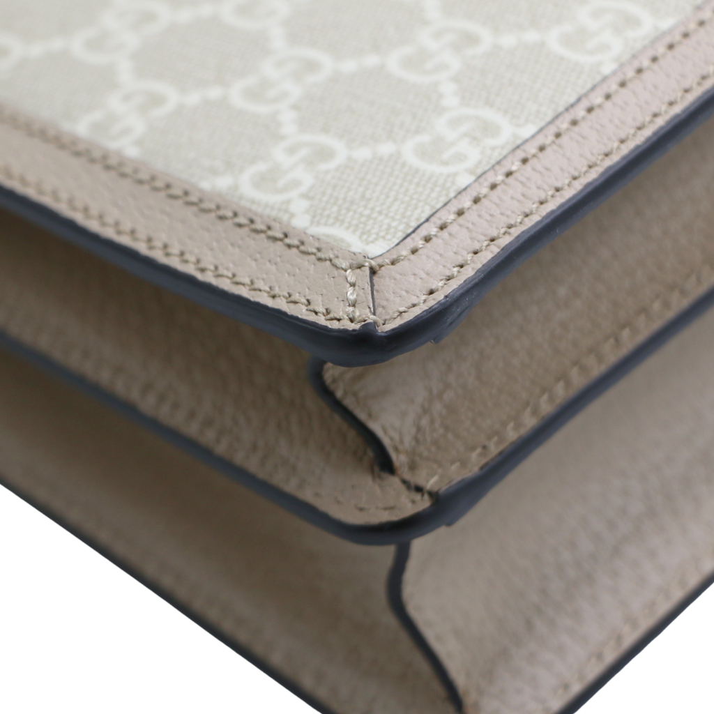 Gucci Ophidia Medium Top Handle Bag Beige 651055