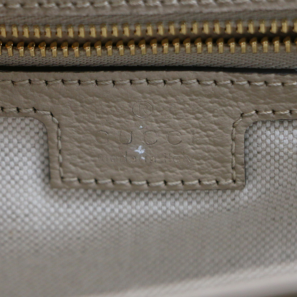 Gucci Ophidia Medium Top Handle Bag Beige 651055