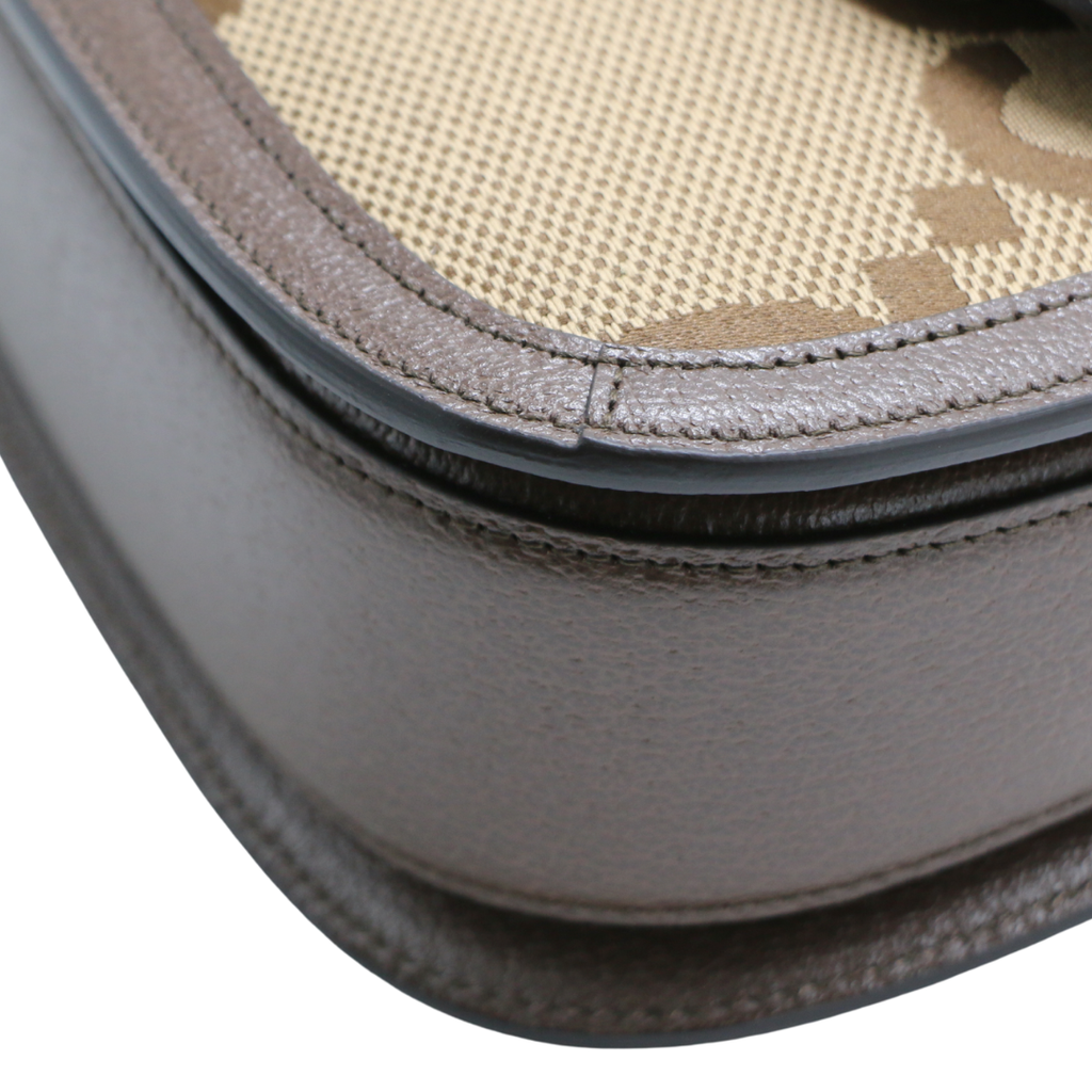 Gucci Logo Chain Wallet Shoulder Bag Beige 772643