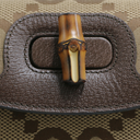 Gucci Logo Chain Wallet Shoulder Bag Beige 772643