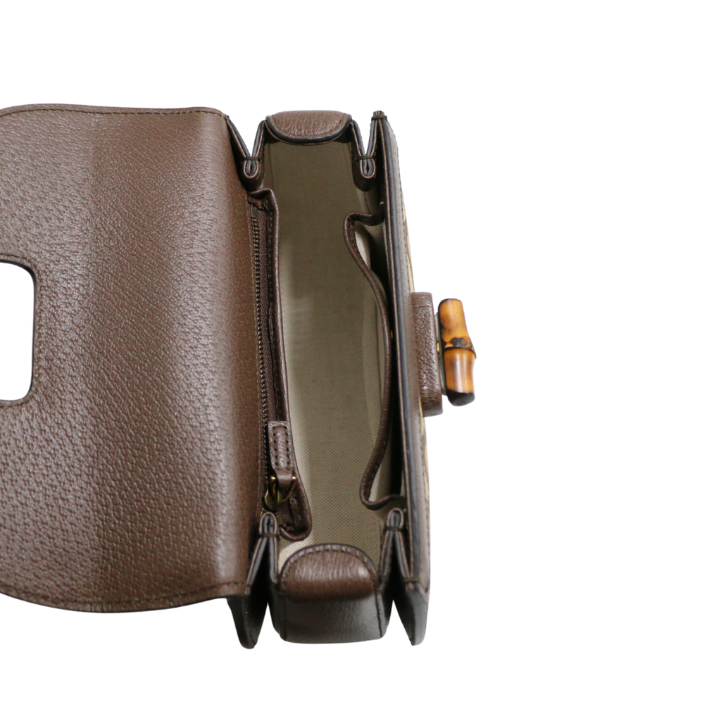 Gucci Logo Chain Wallet Shoulder Bag Beige 772643