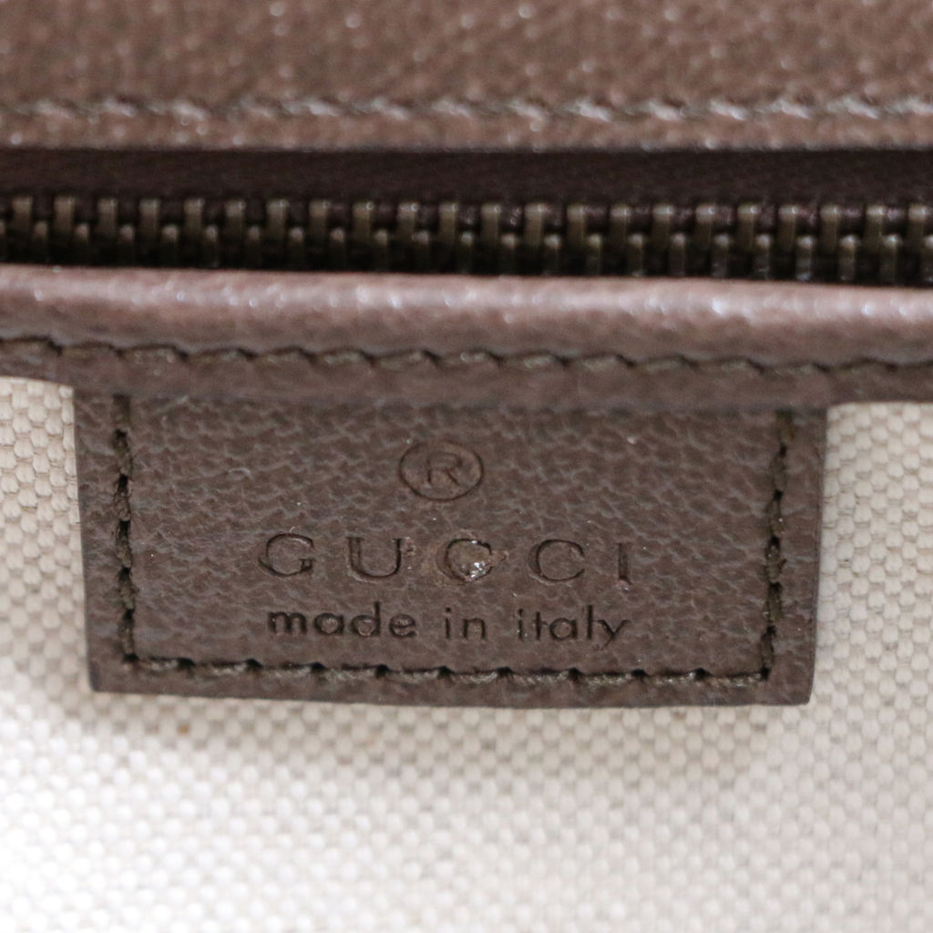 Gucci Logo Chain Wallet Shoulder Bag Beige 772643