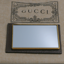 Gucci Logo Chain Wallet Shoulder Bag Beige 772643