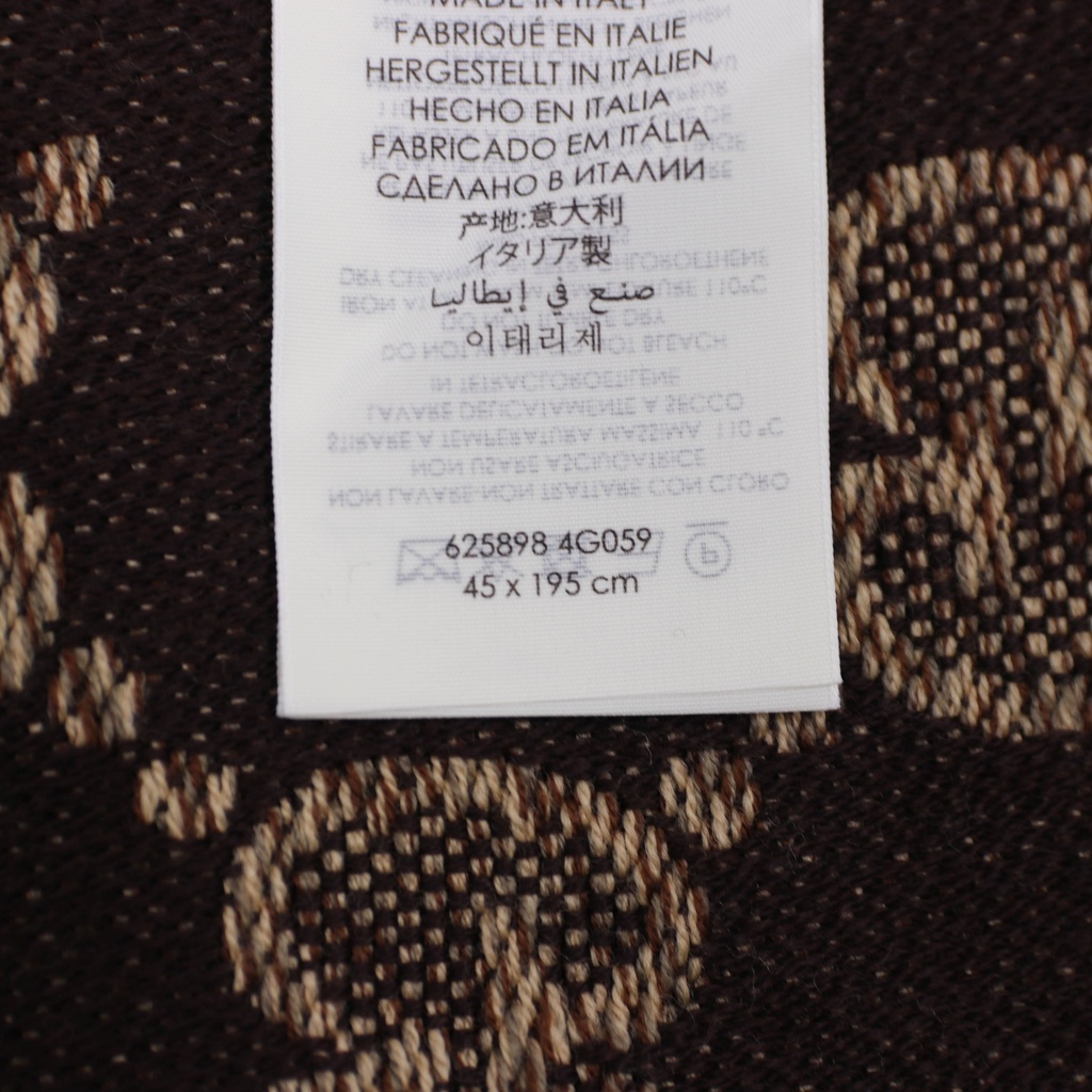 Gucci Fabric Material Scarf 625898 In Size 45x195