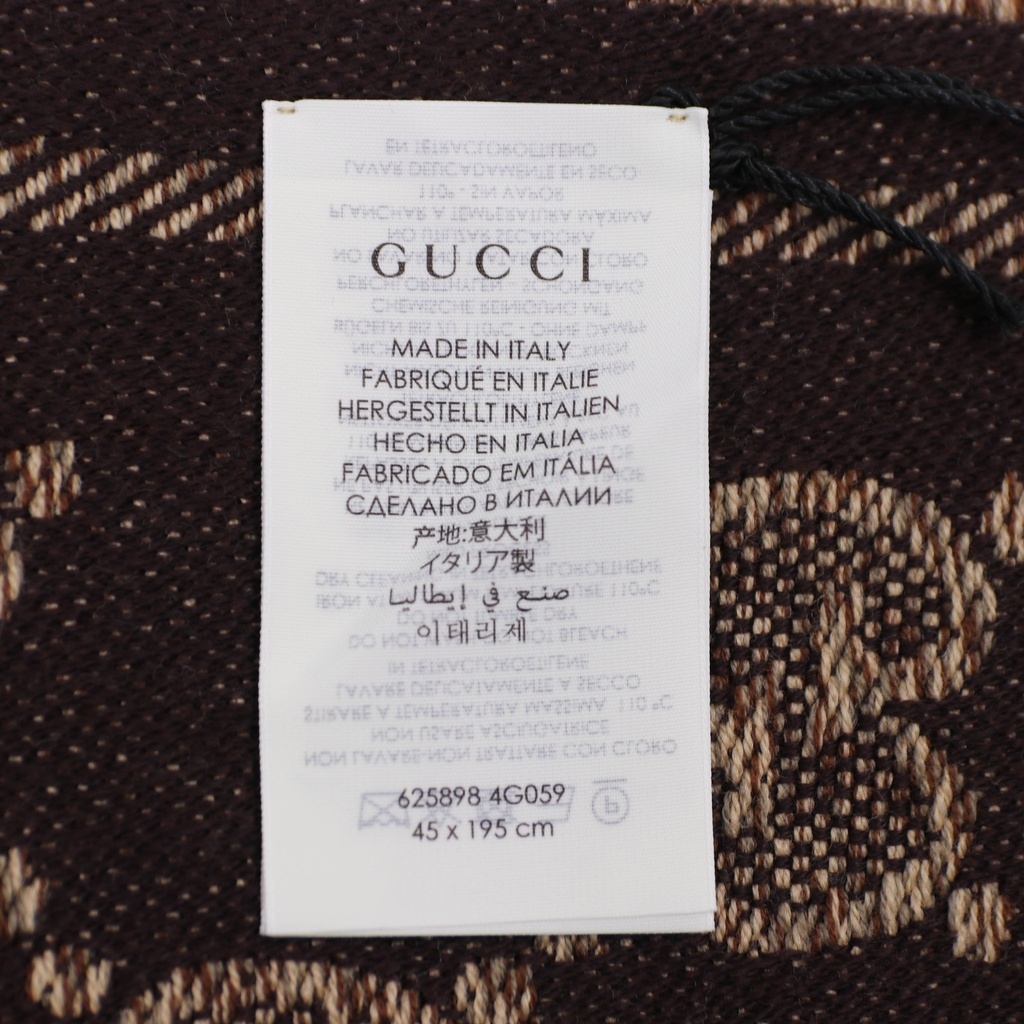 Gucci Fabric Material Scarf 625898 In Size 45x195