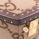 Gucci Savoy Large Hat Box Brown Supreme Leather 722182