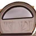 Gucci Savoy Large Hat Box Brown Supreme Leather 722182