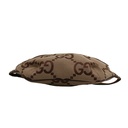 Gucci Jumbo GG Canvas Leather Belt Bag Camel 696031