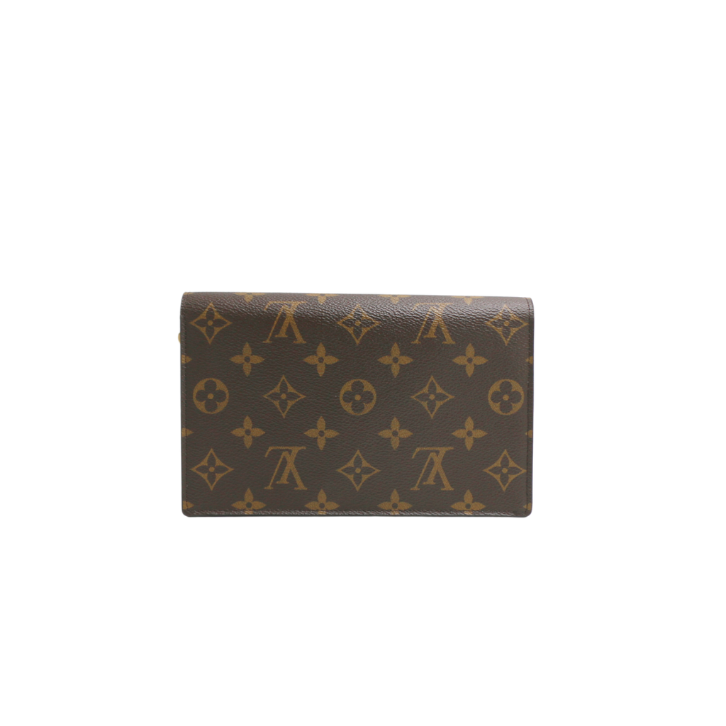 Louis Vuitton Monogram Canvas Flore Chain Wallet Bag