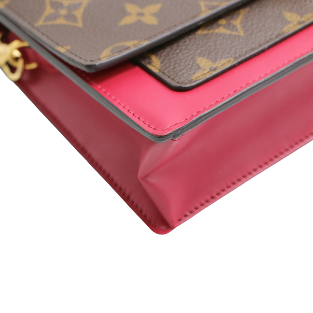 Louis Vuitton Monogram Canvas Flore Chain Wallet Bag