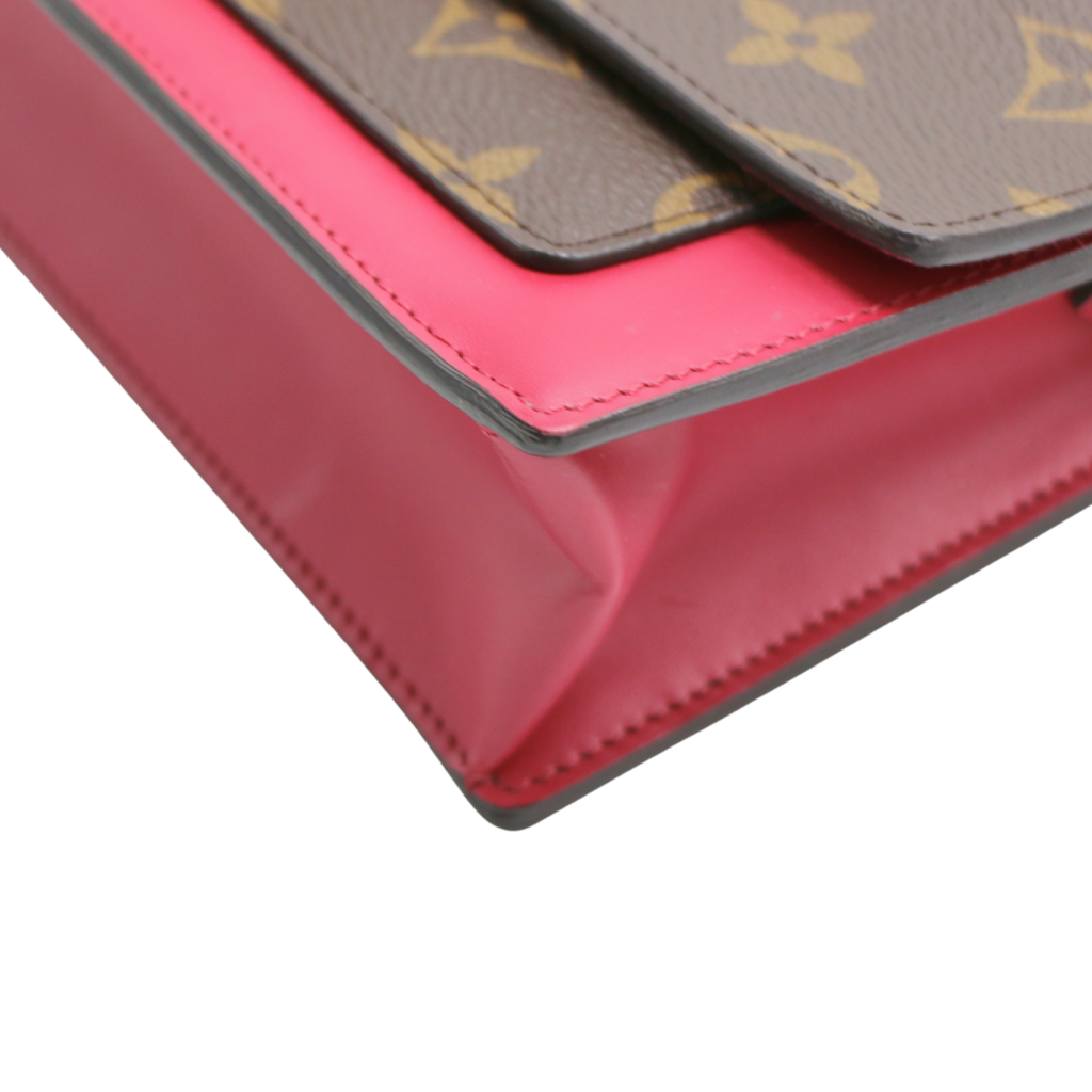 Louis Vuitton Monogram Canvas Flore Chain Wallet Bag